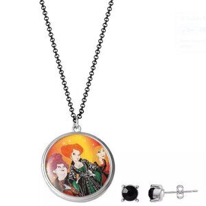 Disney's Hocus Pocus Necklace and Stud Set